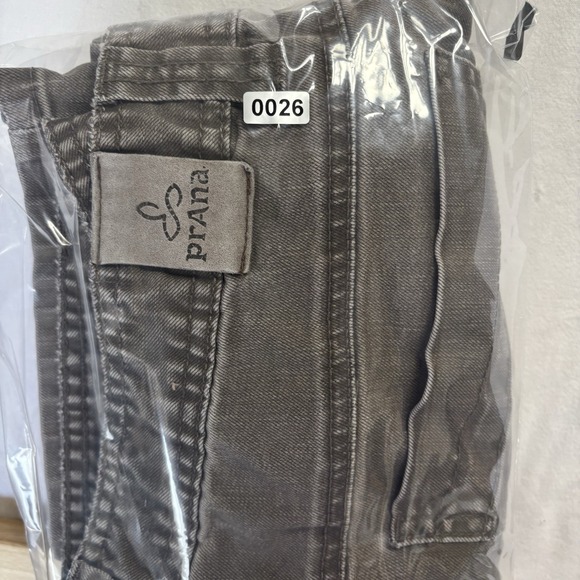 PrAna Pants Mens 33x34 Gray Slim Fit Chino 5 Pocket Straight Leg Casual - Picture 9 of 9